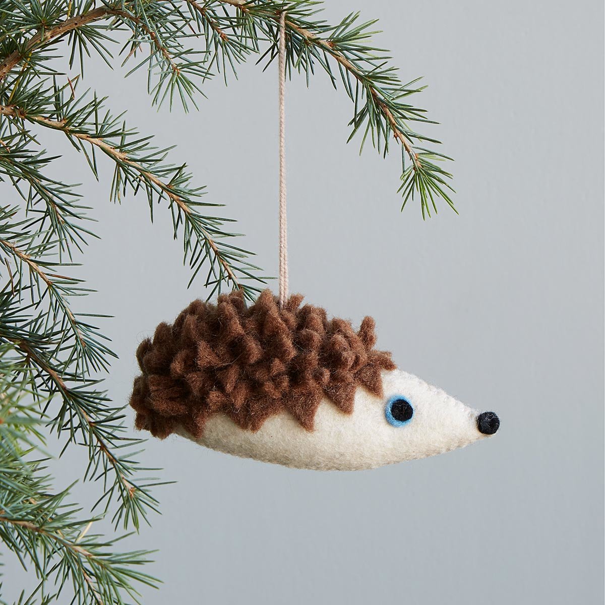 Hedgehog Ornament handcrafted holiday decoration