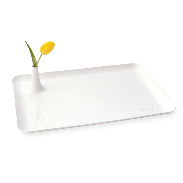 Tray with Vase