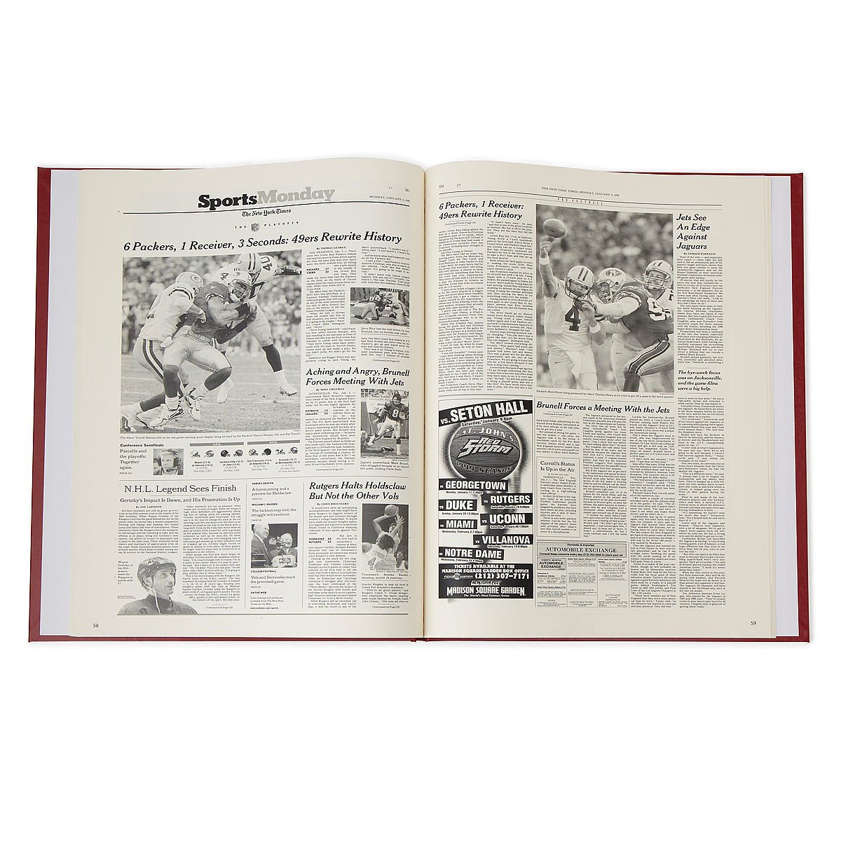 New York Times Custom Sports Book sports news