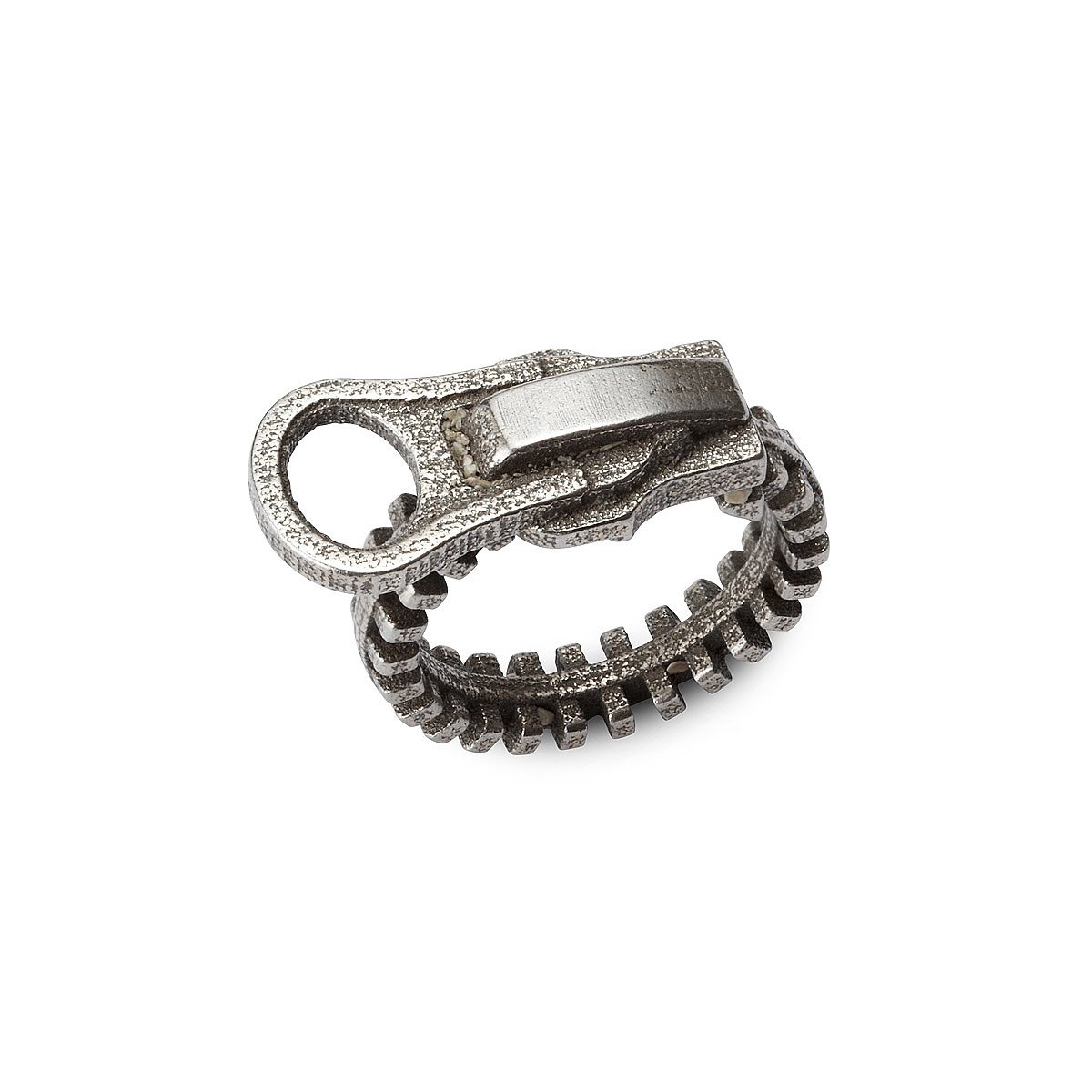 Stainless Steel Zipper Ring zipper jewelry, punk