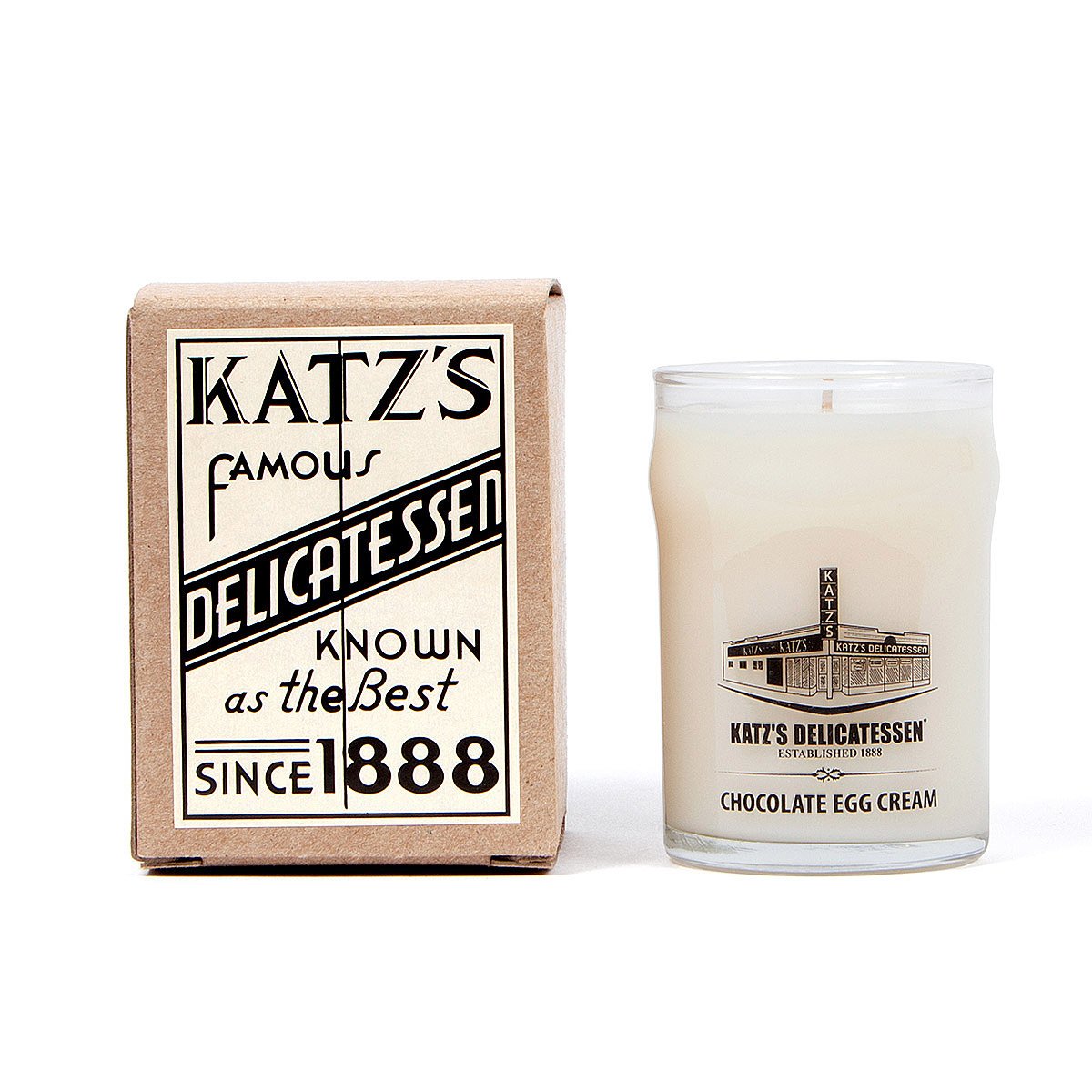Katz's Chocolate Egg Cream Candle New York, Manhattan, Katz Deli