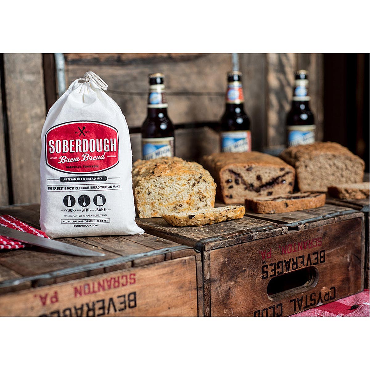 Flavored Beer Bread Mix bake with beer