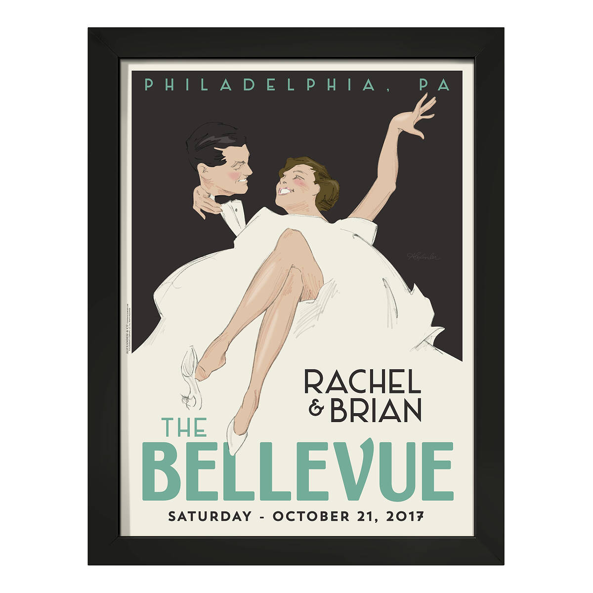 Over the Threshold Personalized Art wedding art, gift