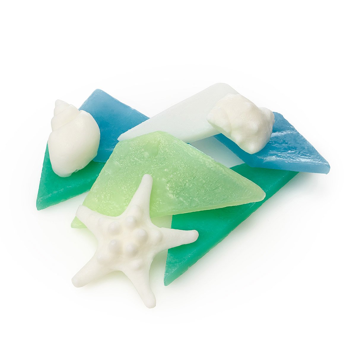 Sea Glass Soap handmade soap, seashell decor