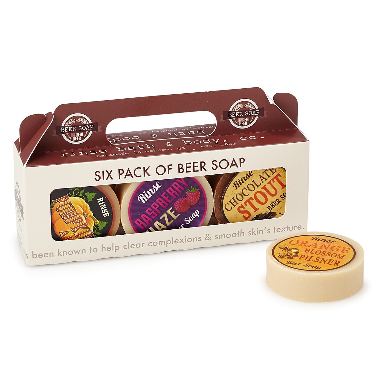 6 Pack Beer Soap Set handmade soap
