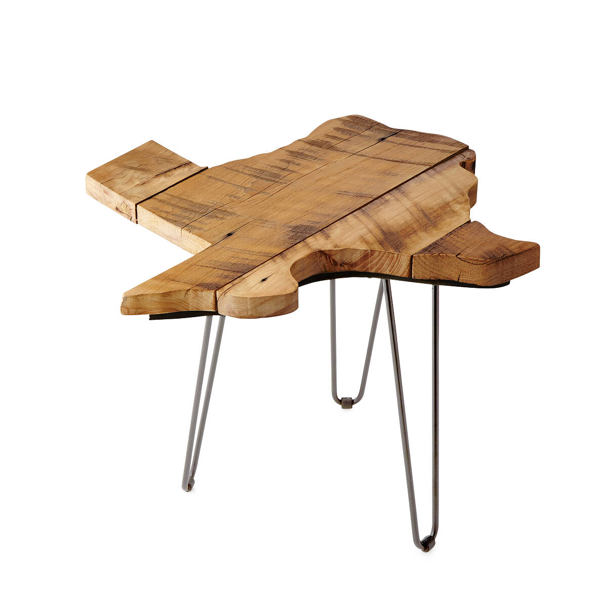 Barnwood State Side Tables reclaimed wood table