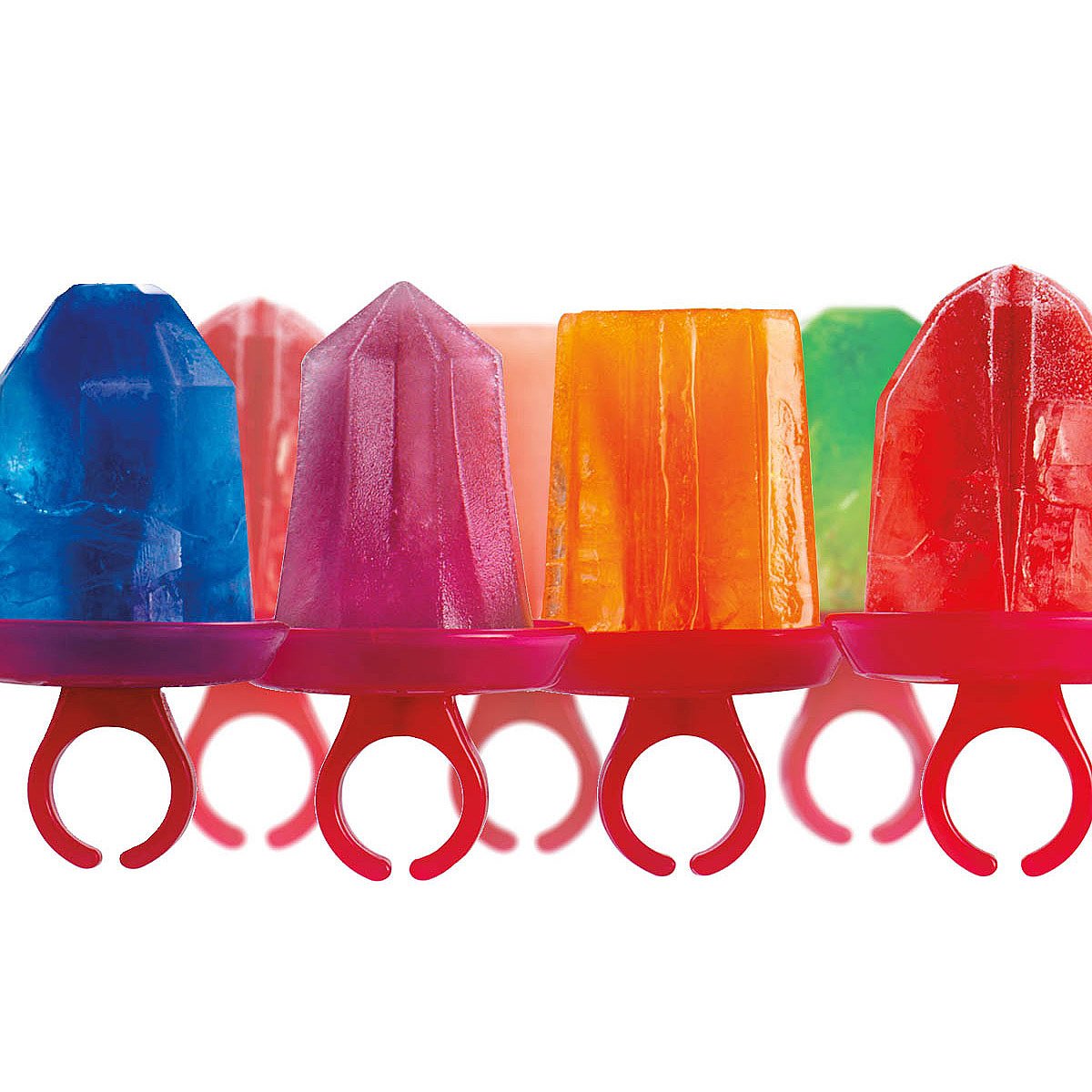 Ring Jewel Ice Pop Mold Set of 6 popsicle mold