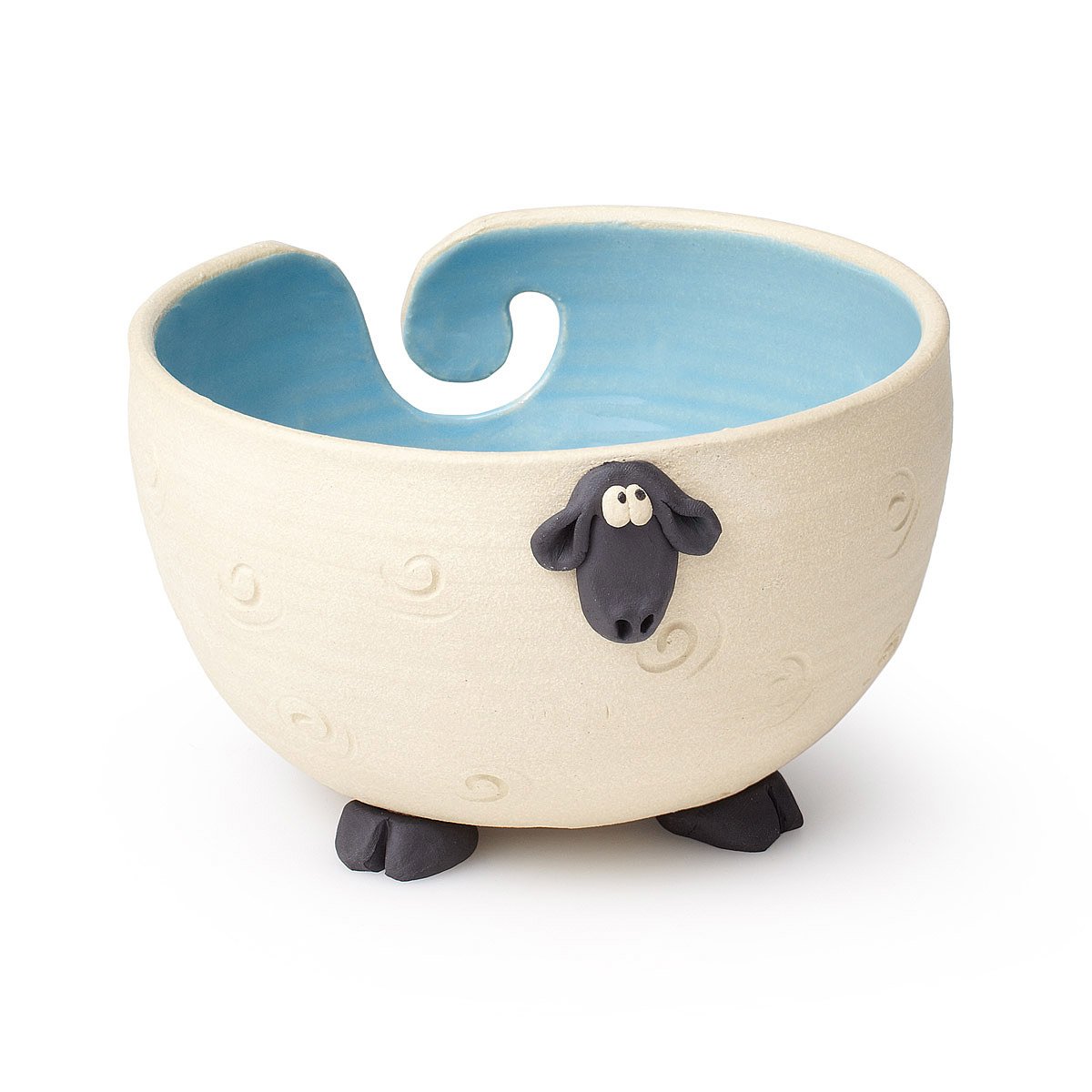 Sherman the Sheep Yarn Bowl knitting accessories, yarn keeper