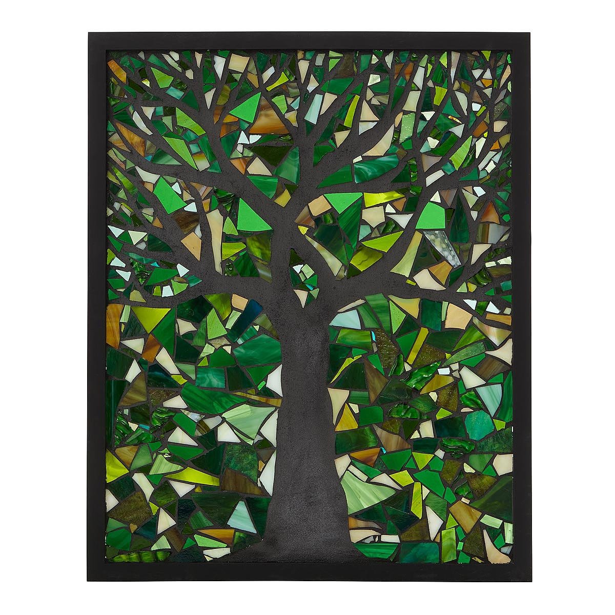 Spring Tree Stained Glass Panel stained glass art