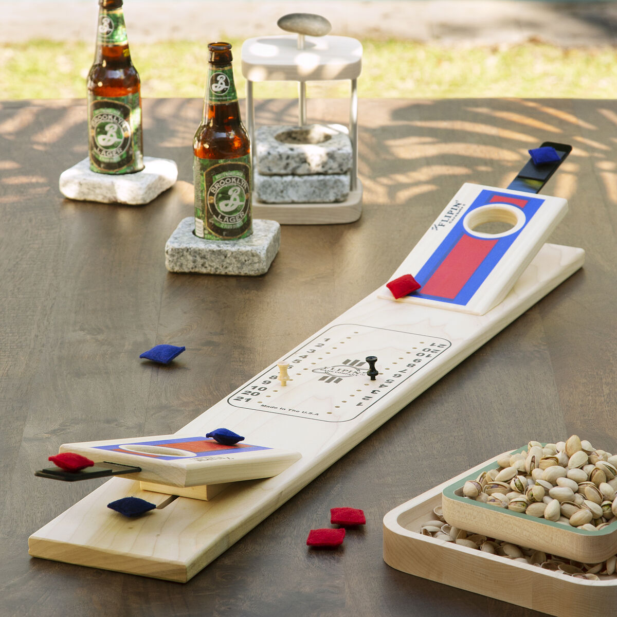 Tabletop Cornhole | wooden tabletop game | UncommonGoods