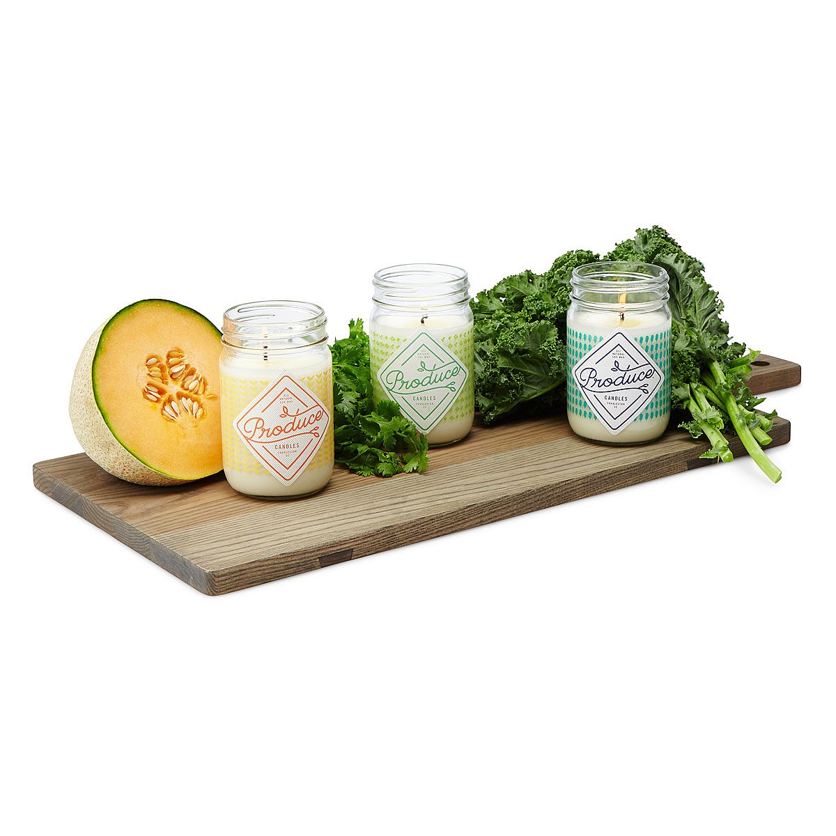 Produce Candles scented candles, mason jar candles