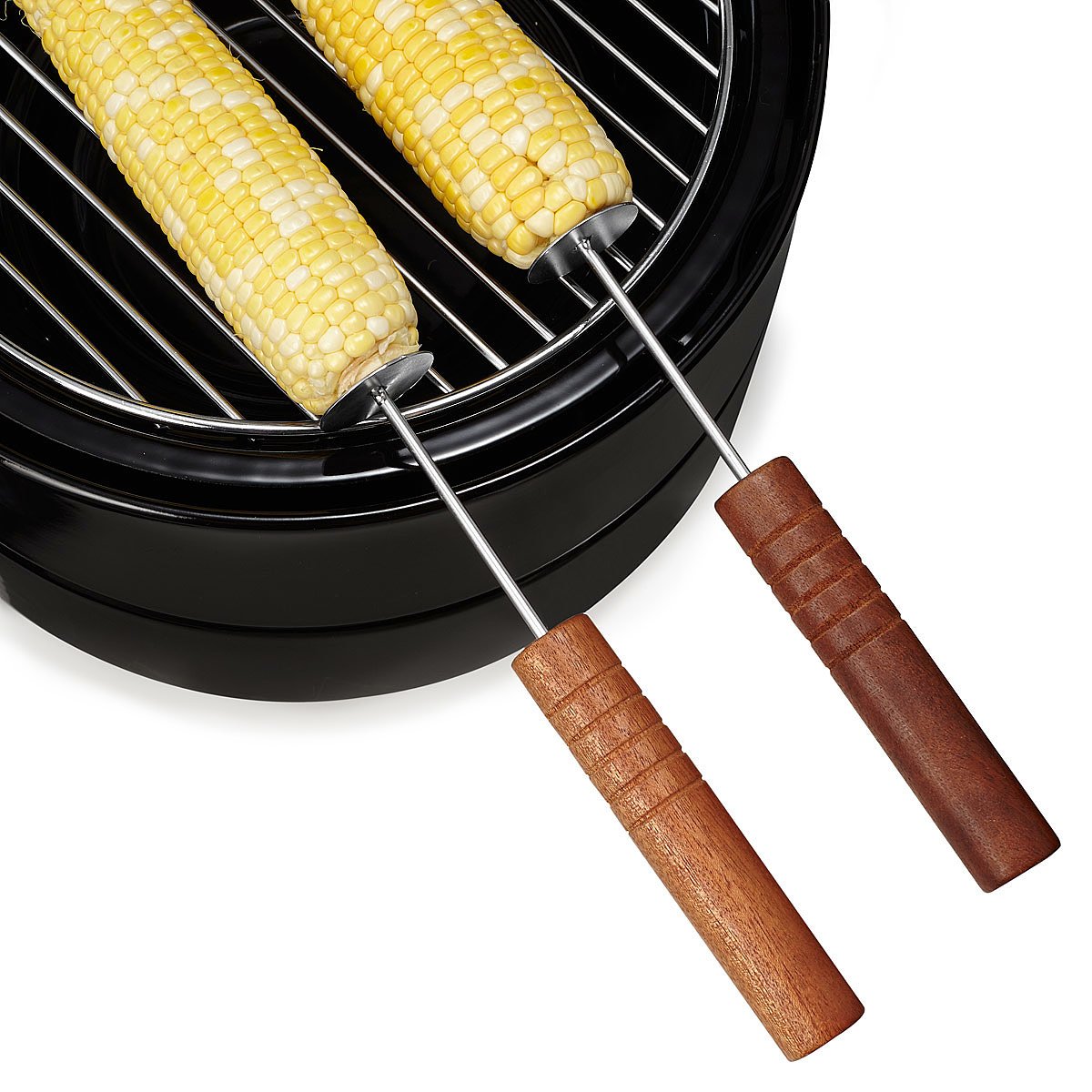 Corn Grilling Skewer Set bbq utensils, corn on the cob holder