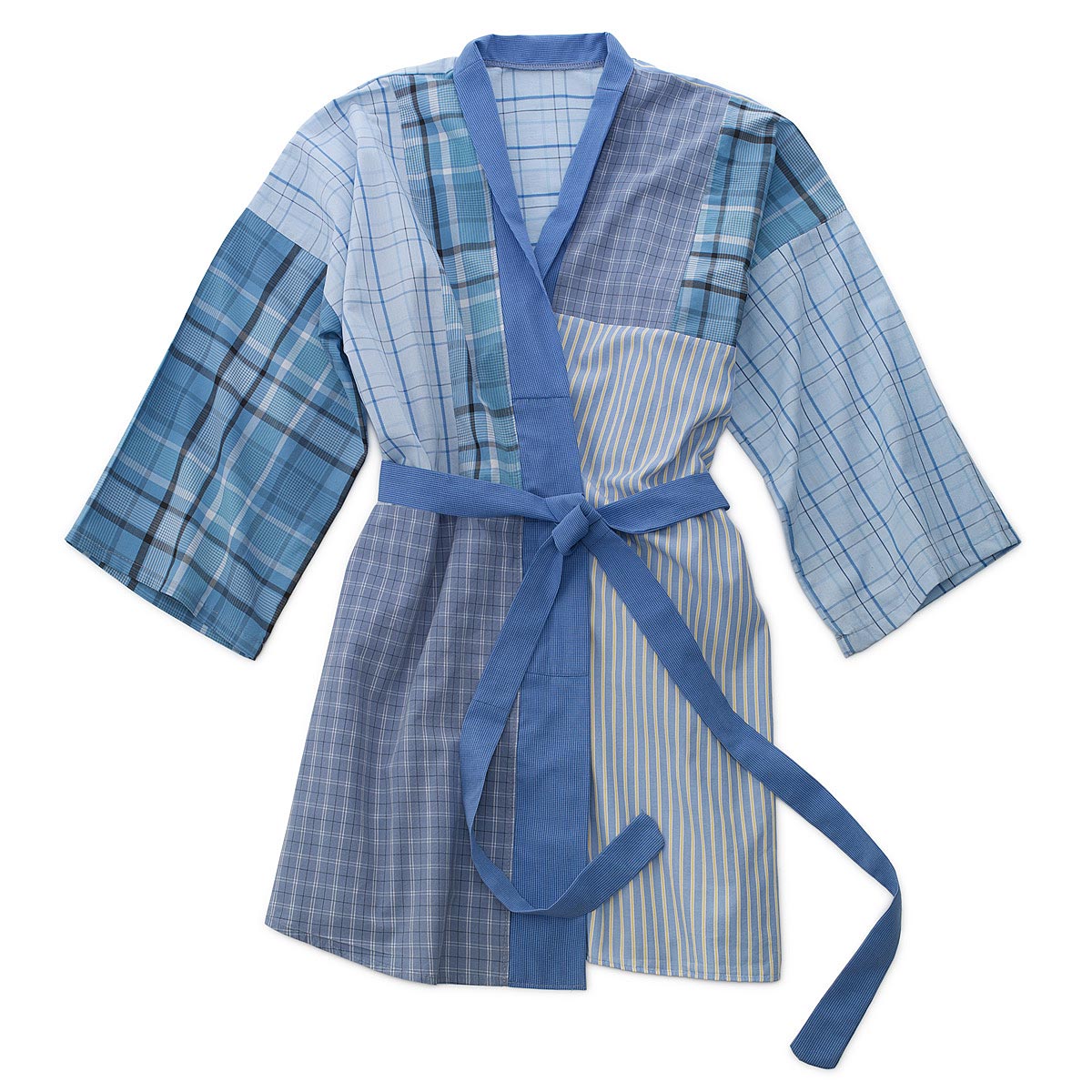 Recycled Dress Shirt Robe Lounge Wear, Recycled Fabric, Comfortable