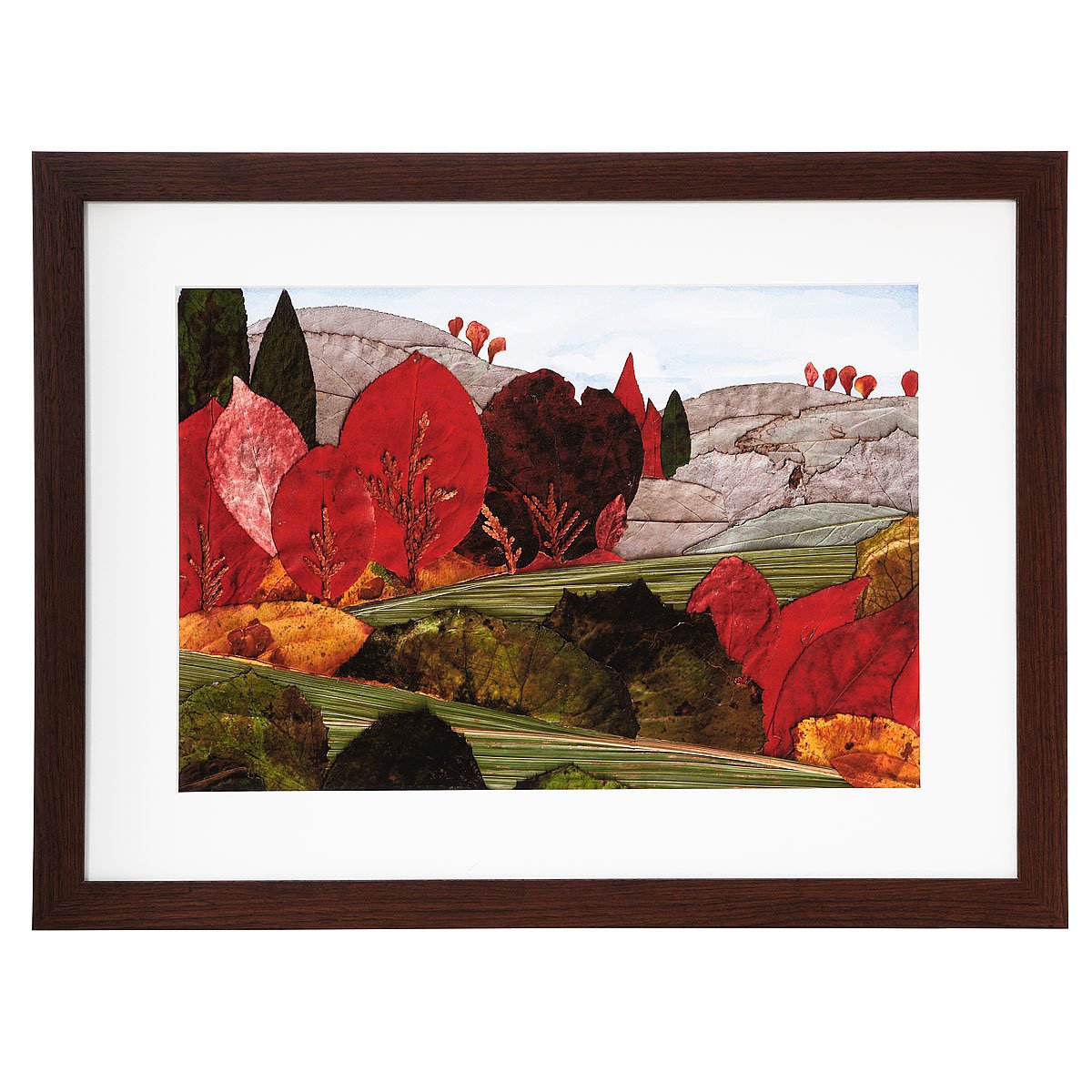 A Visual Poem leaf art, make art with leavese art with leaves