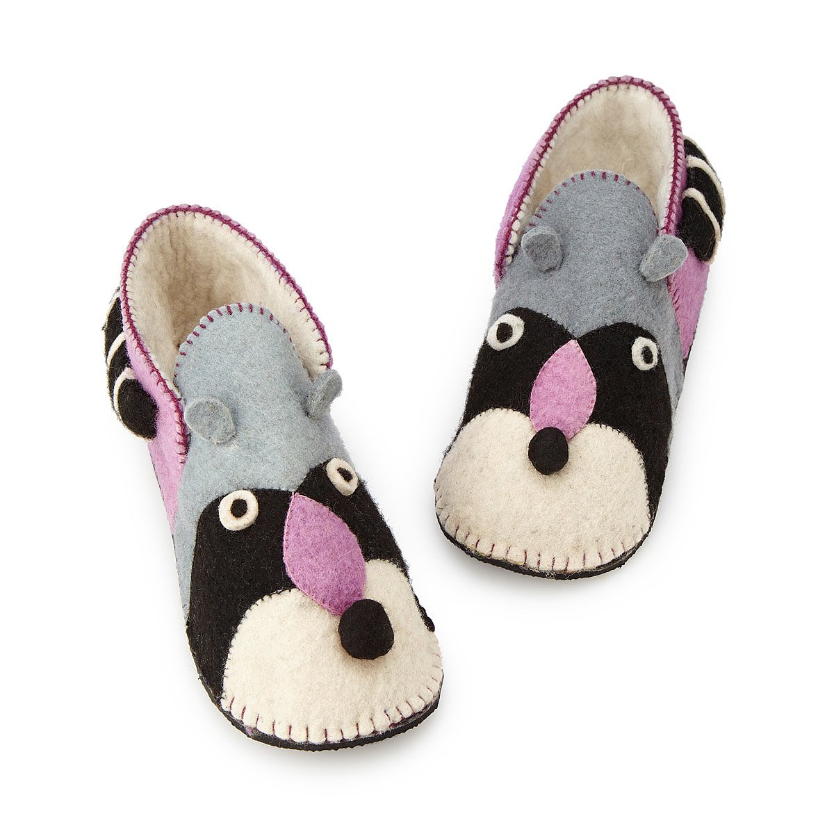 racoon slippers