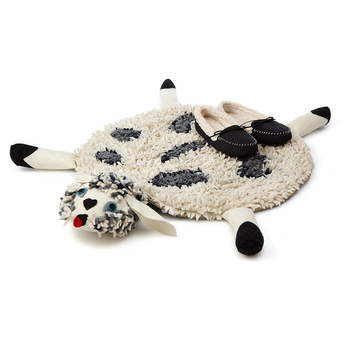 Sinclair the Sheep Rug handmade childrens rug