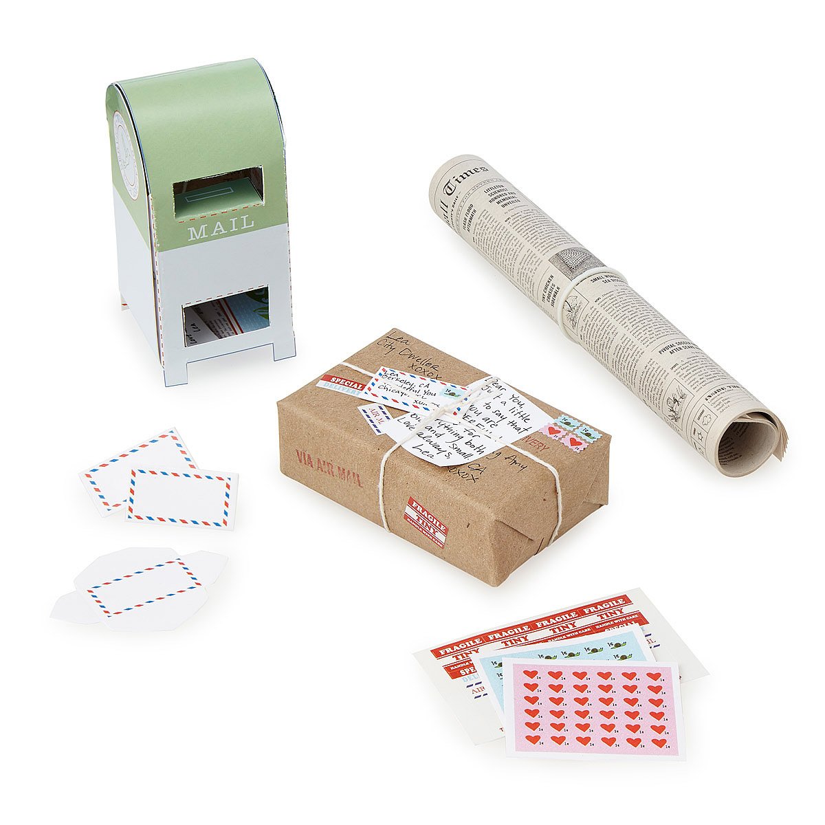 Tiny Mail Kit letter writing activity, game
