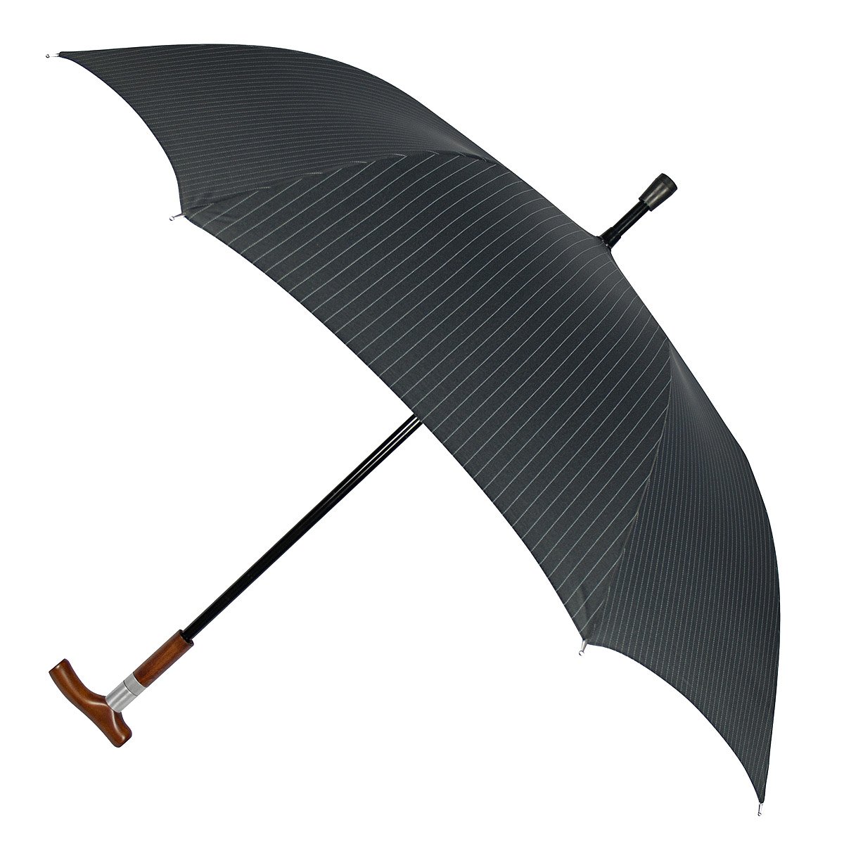 PinStripe Gentleman's Hidden Cane Umbrella walking stick umbrella
