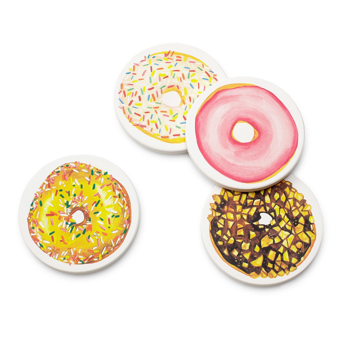 Donut Coasters drink coaster, ceramic