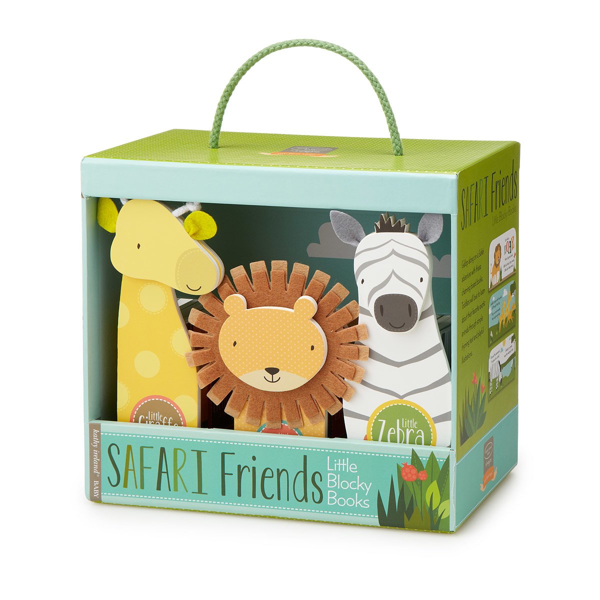Safari Friends Book Set animal shaped books, baby book set