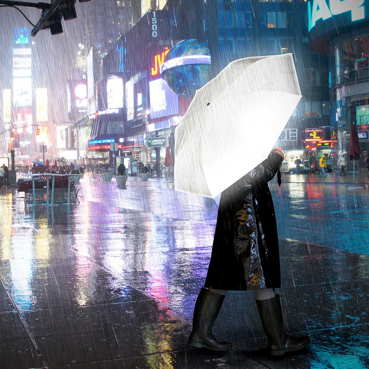 Hi Reflective Umbrella Shine a light through the stormiest night with