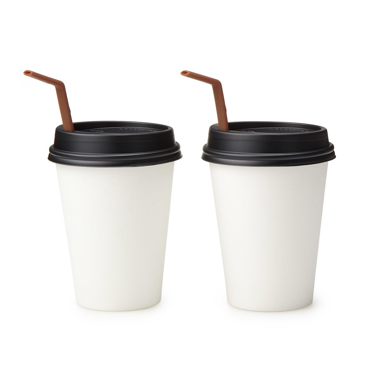 Coffee Straws Set of 2 reusable straws