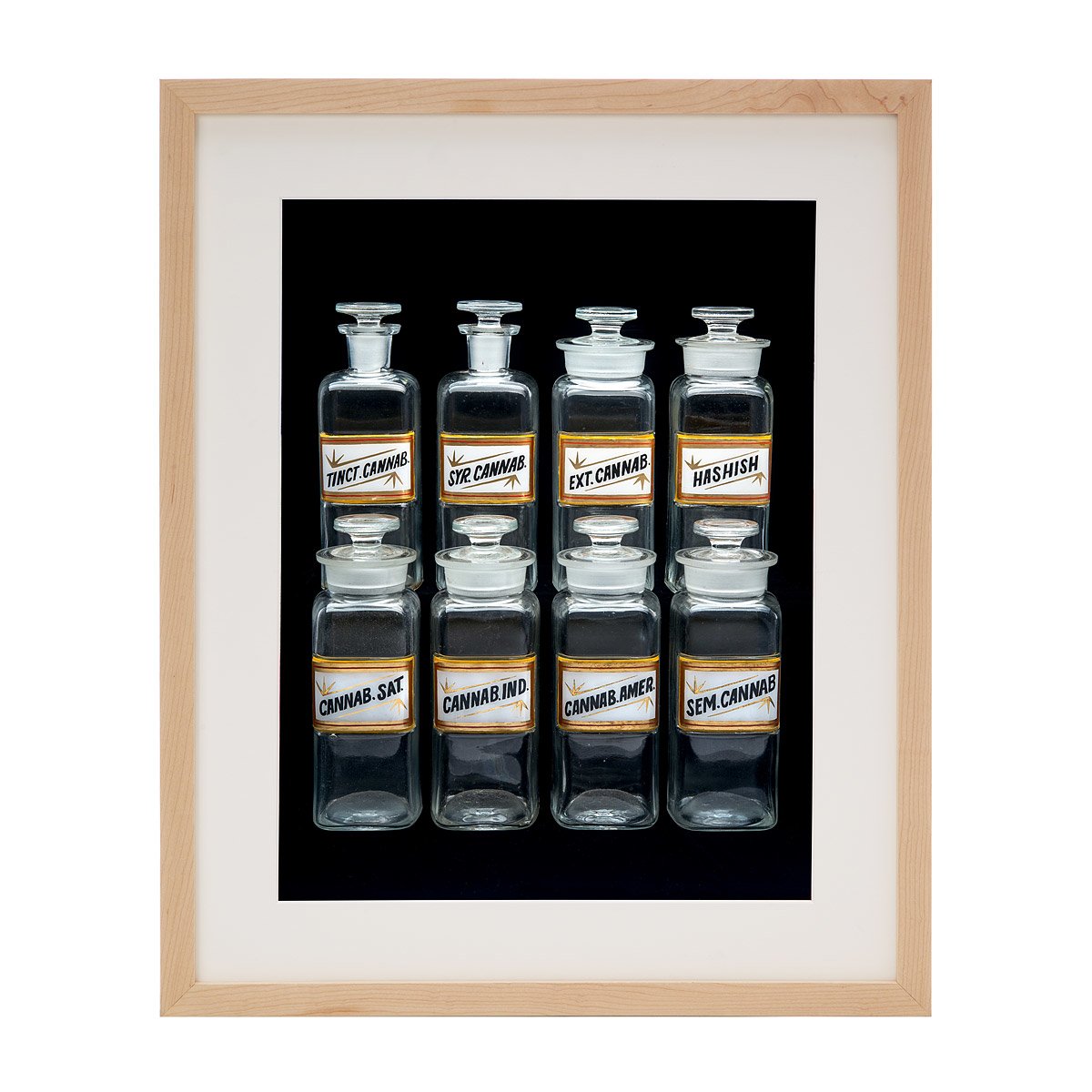 Cannabis Apothecary Jars cannabis history, vintage pharmacy