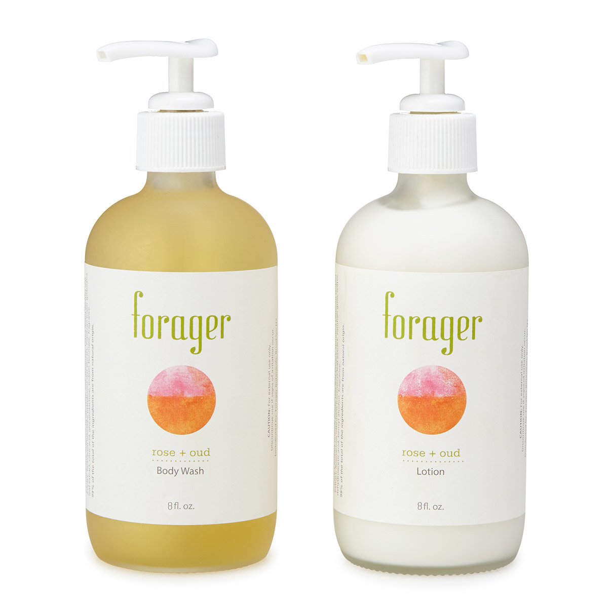 Lux Rose and Oud Body Lotion and Body Wash Set small batch toiletries