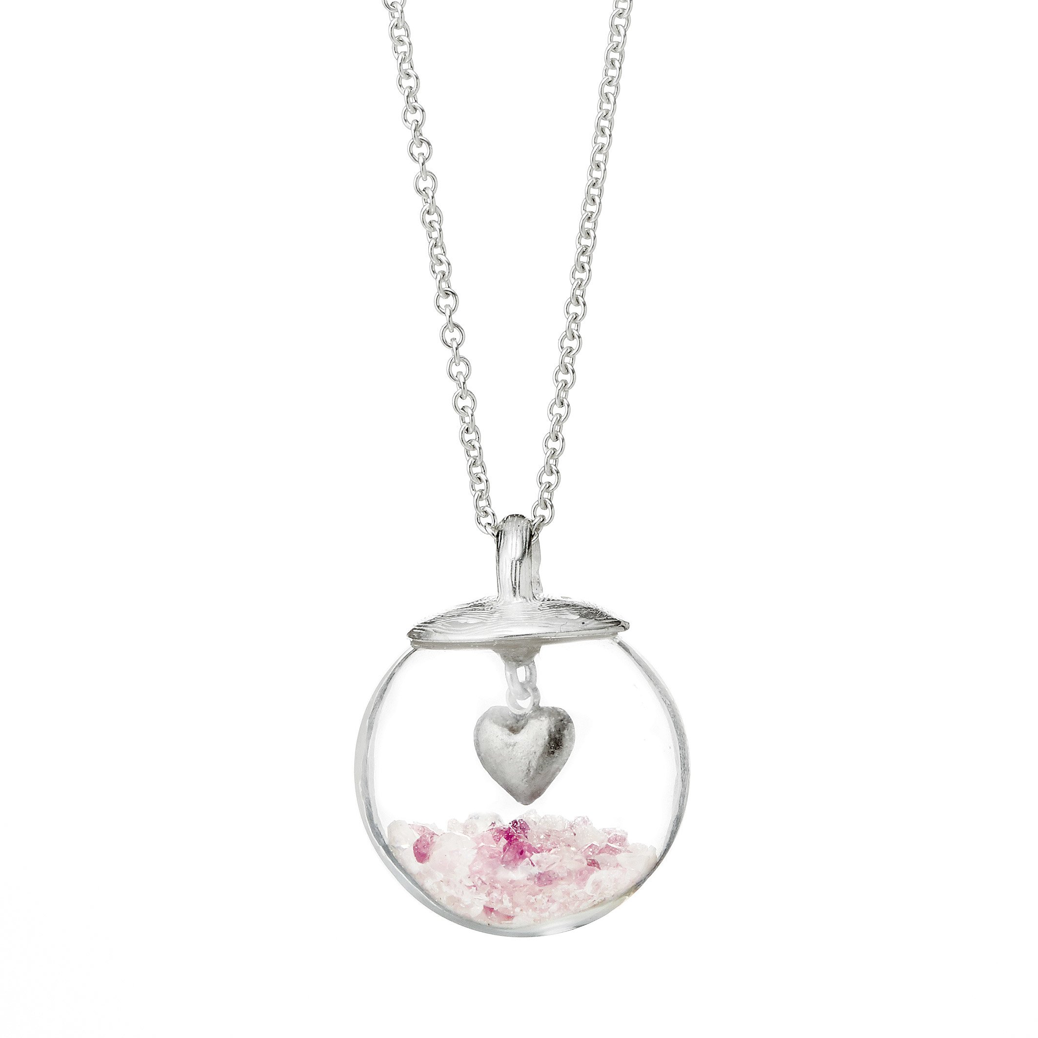 Glass Globe of Love Necklace handmade necklace