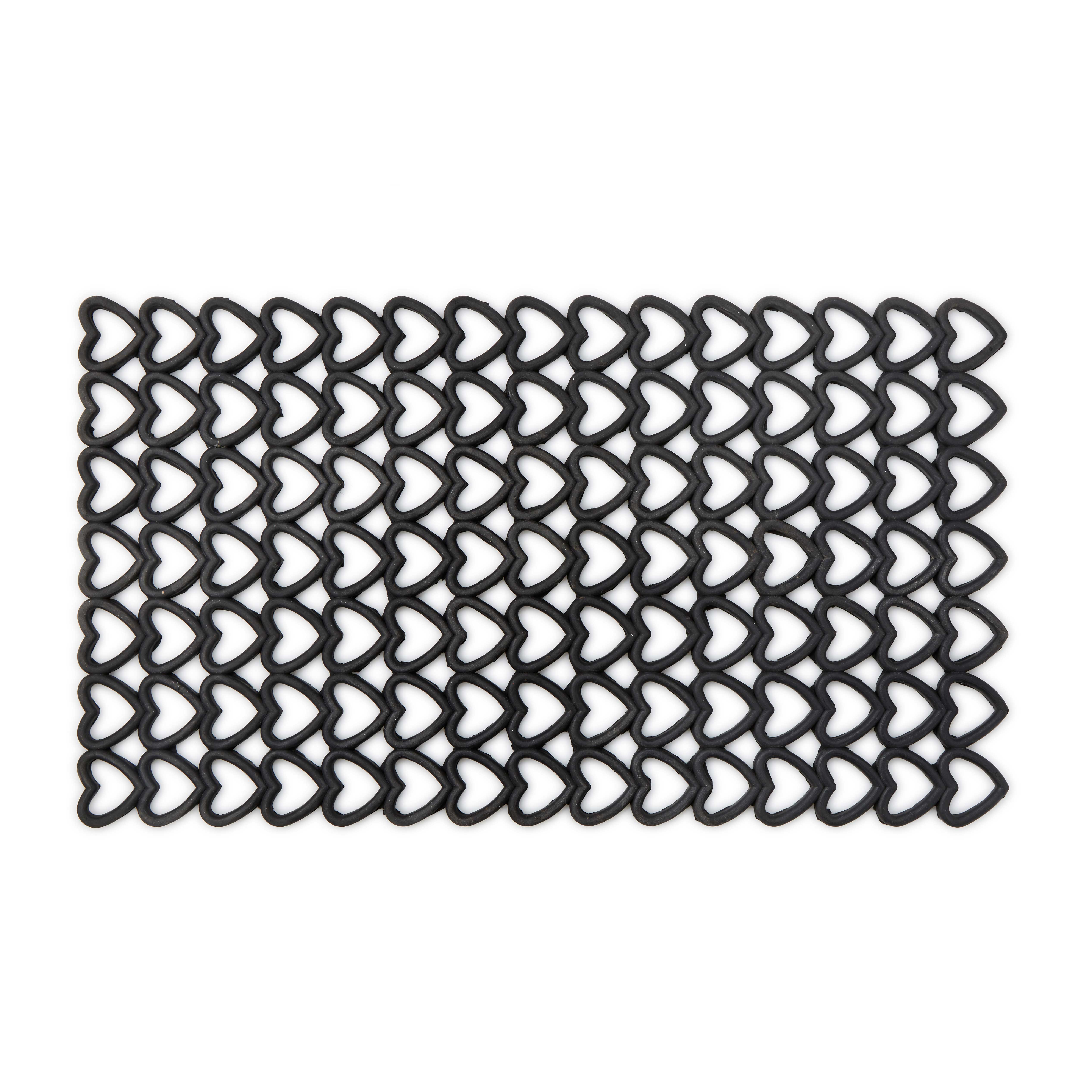 Rubber Heart Doormat rubber doormat