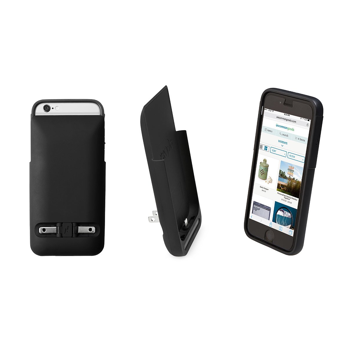 Prong Wall Charger Case wireless phone charger