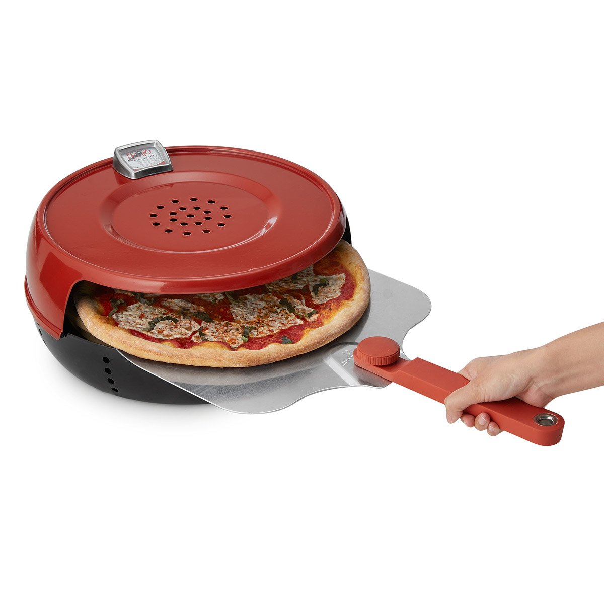 Stovetop Pizza Oven with Peel homemade pizza