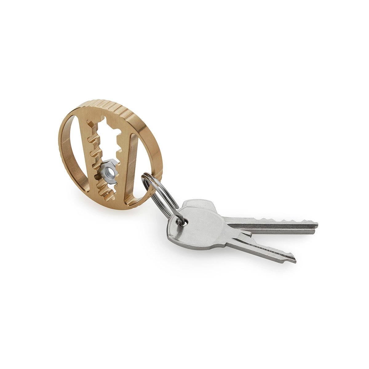 Aluminum Bronze Pocket Wrench Keychain multi tool