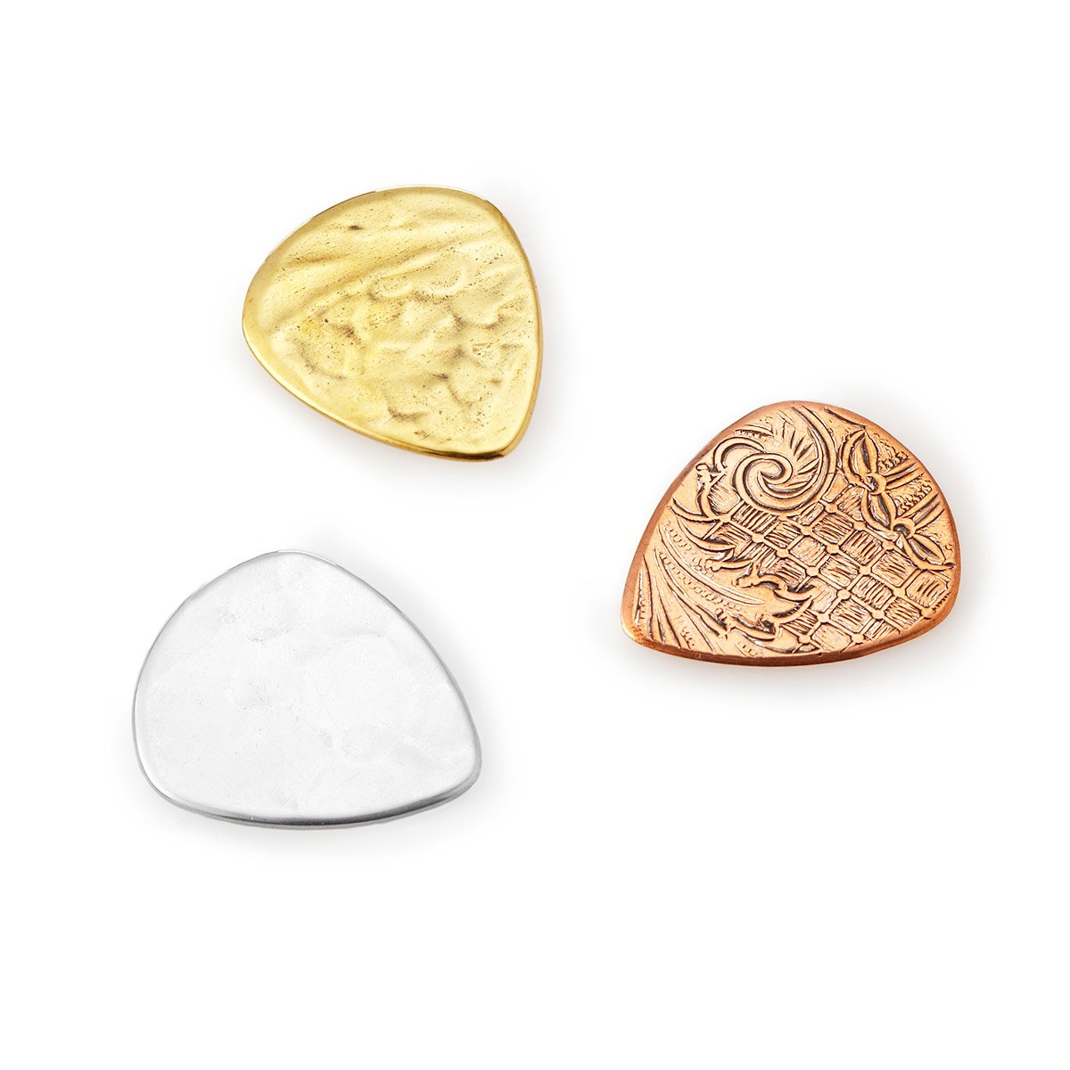 Antique Metal Picks metal guitar picks, antique silver