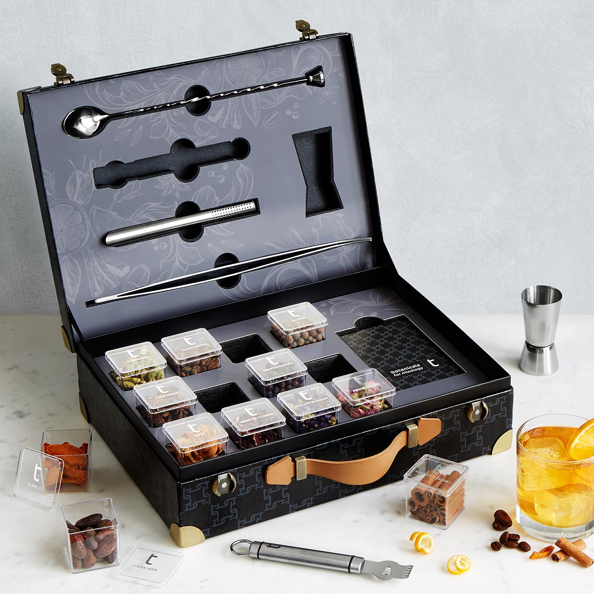 Deluxe Mixology Case Cocktail Gift Set