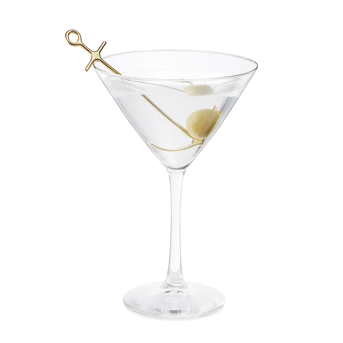 Anchored Cocktail Picks Set of 6 Nautical Cocktail Party Picks