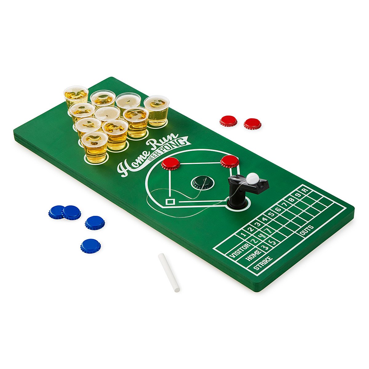 Home Run Beer Pong Baseball Party Game
