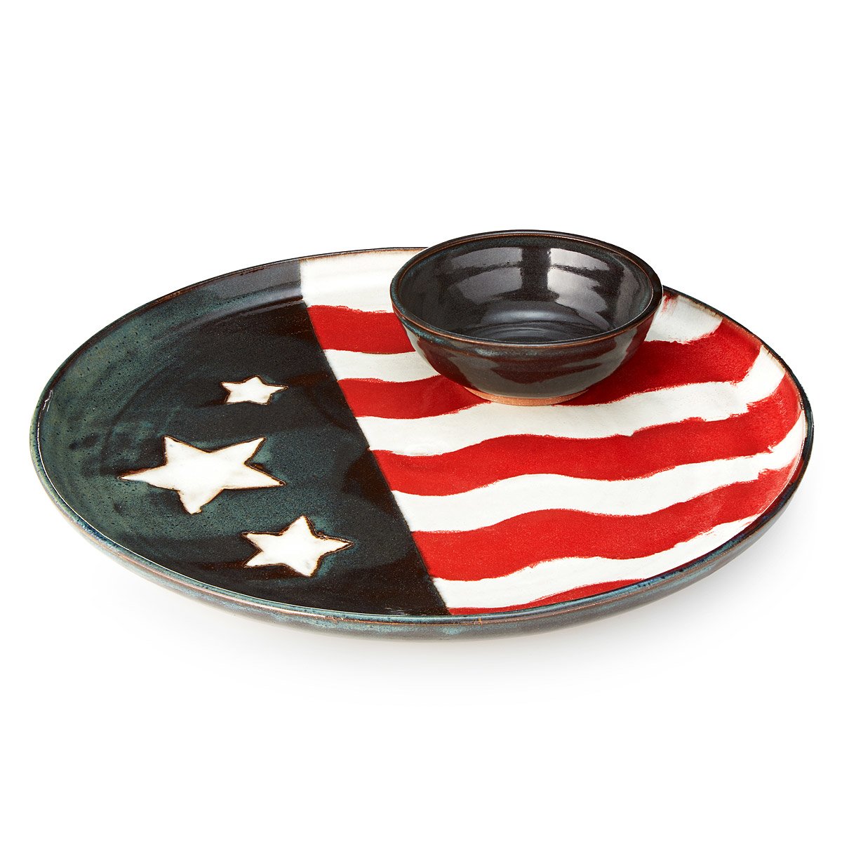 Americana Serving Platter American Flag Serving Dishes