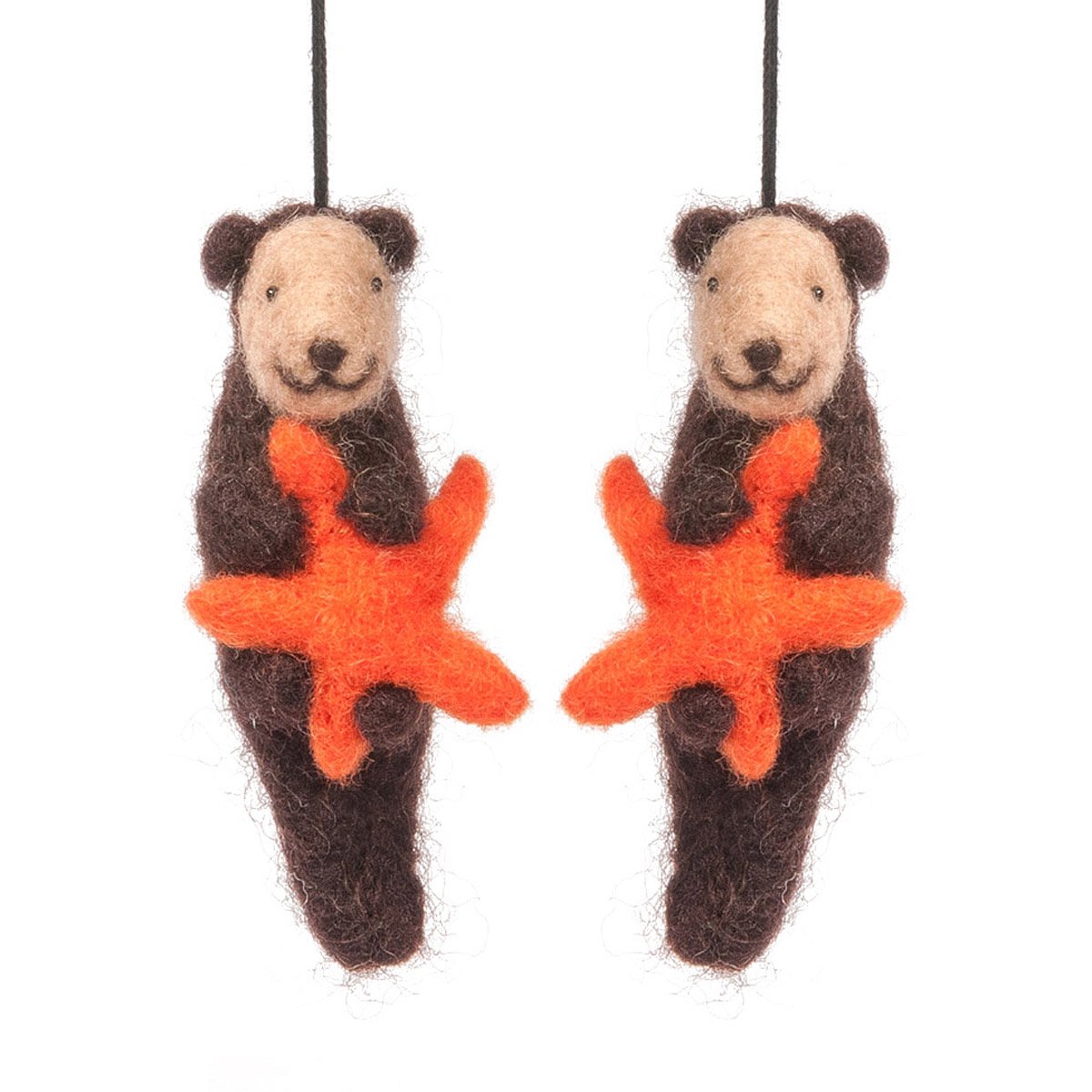 Sea Otter Needle Felting Kit felted animals, toy sea otter