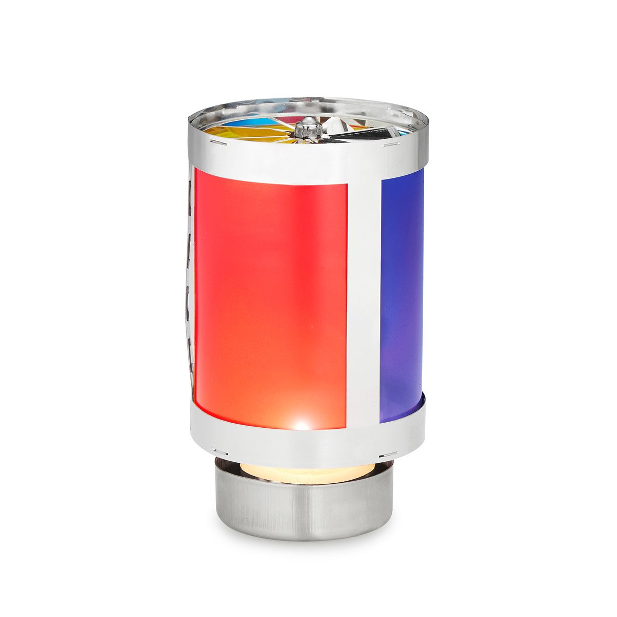 Spinning Rainbow Candle Holder spinning candle holder