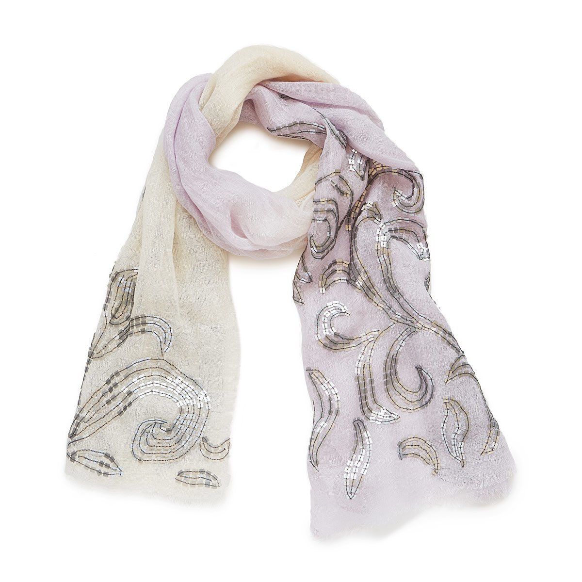 Antique Lilac Ombre Scarf Colorful Fashion Scarf