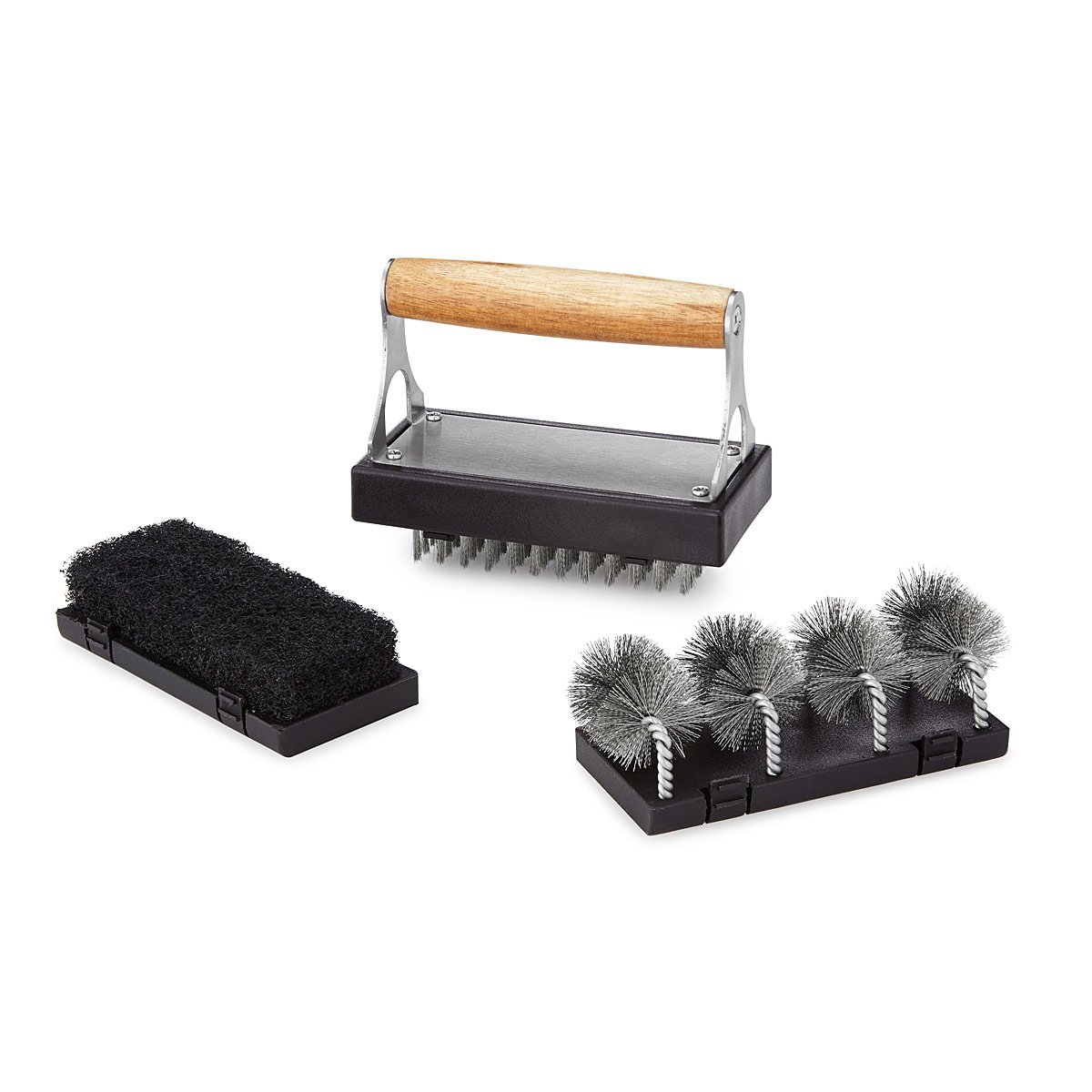 Interchangeable BBQ Cleaner Set Grilling Tools; BBQ Lover Gifts