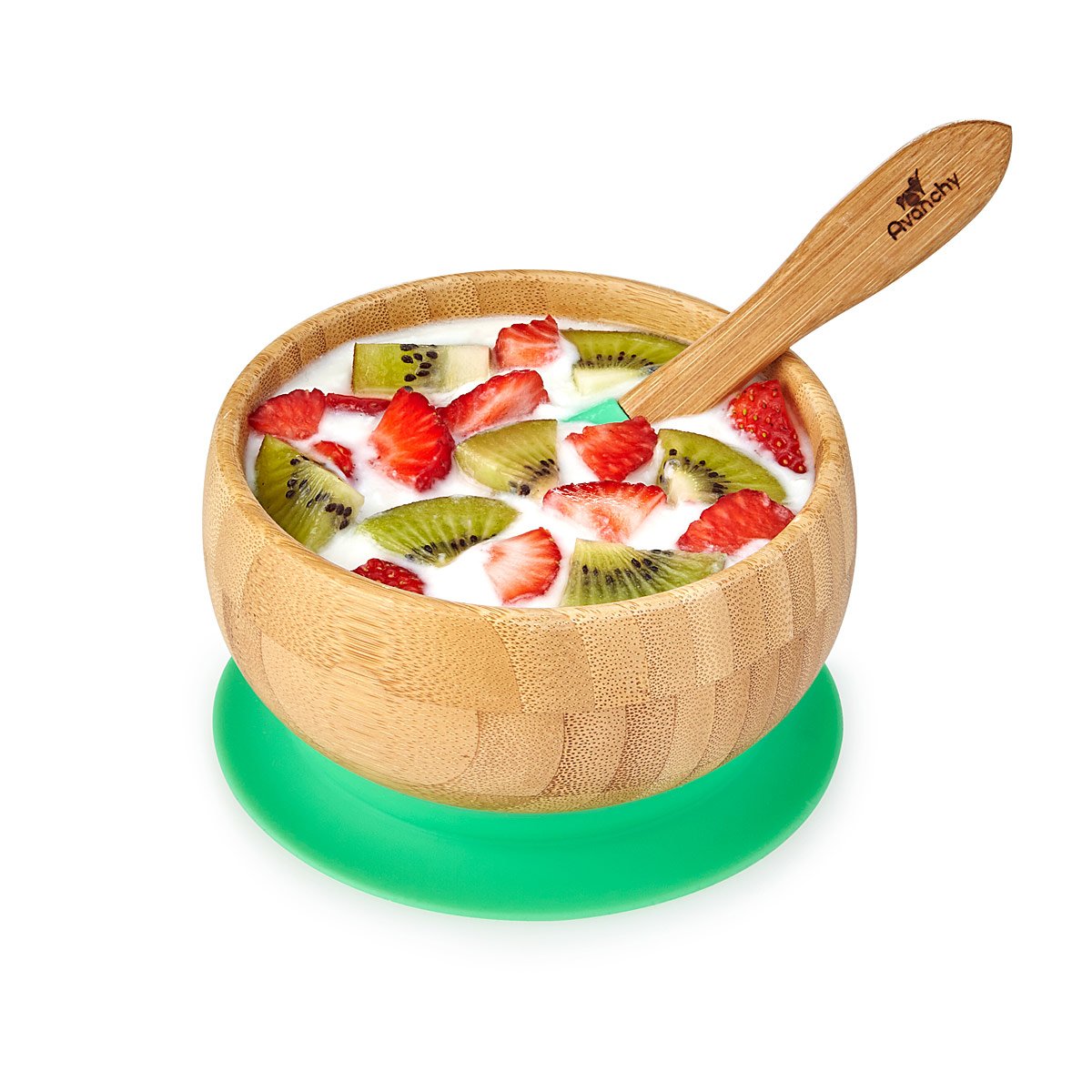 Bamboo Suction Baby Bowl Set Baby Dish Sets; Baby Shower Gifts