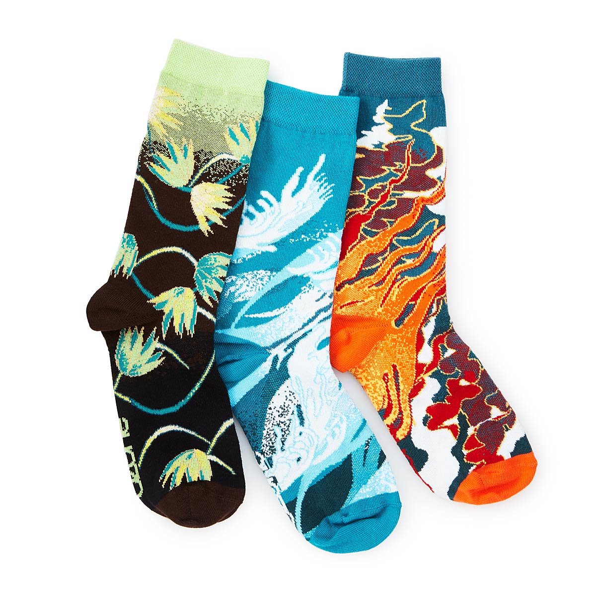 Elements of the Earth Socks Fun Footwear; Gifts for Women