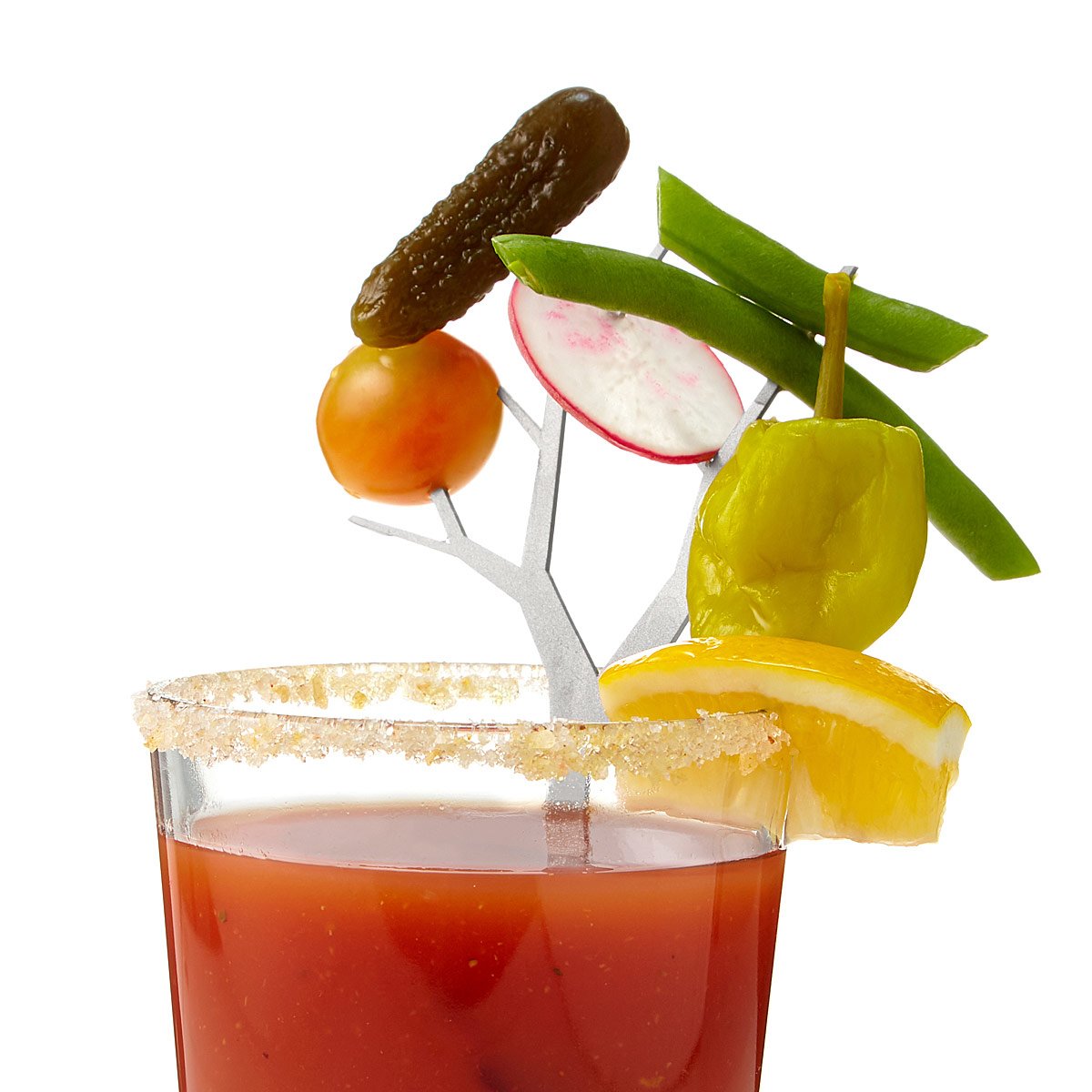 Bloody Mary Cocktail Branches Fun Party Gifts; Creative Brunch