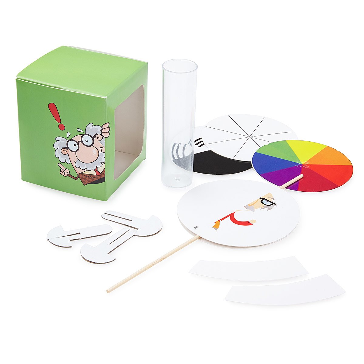 Optical Illusions Science Kit STEM Gifts; Brain Games for Kids