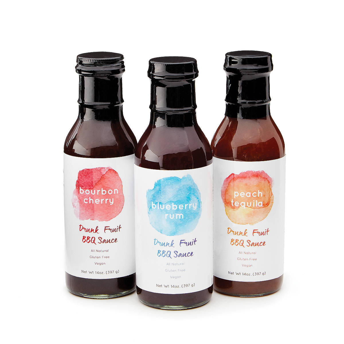 Drunk Fruit BBQ Sauce Trio Boozy Sauces, Fruit Glazes Goods