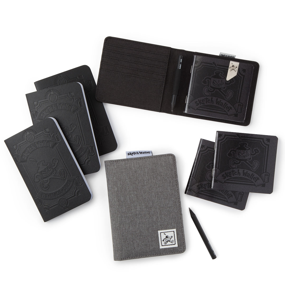 Artist Sketch Wallets travel wallet, mini sketch book