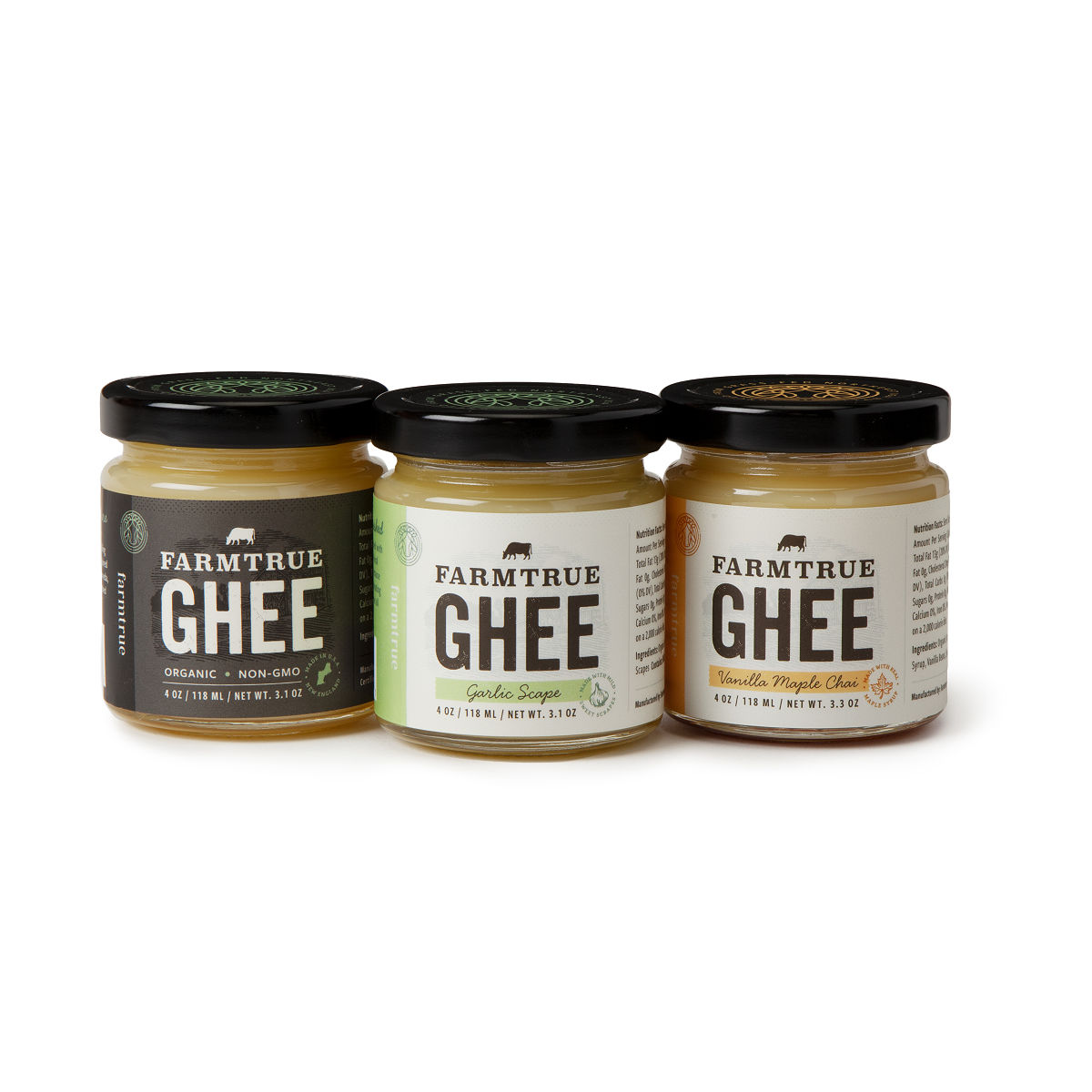 GrassFed Ghee Trio Organic Ghee Goods