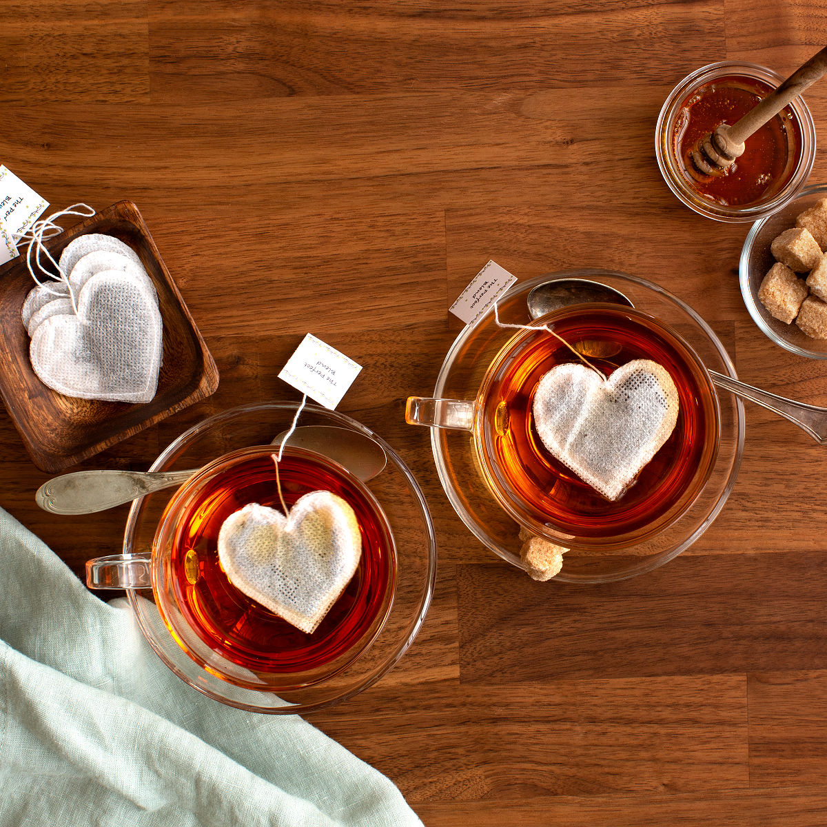 HeartShaped Tea Bags